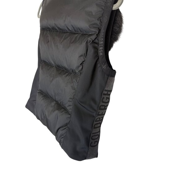 Goldbergh Chic Faux Fur Down Vest Black-sz US 8 - Picture 16 of 16
